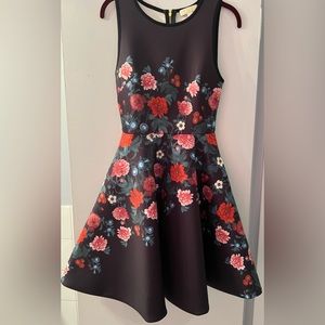 ERIN erin fetherston Suzie Floral Fit & Flare Dress Sz 2